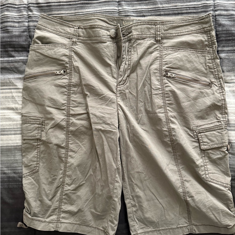 Natural Reflections Women's Tan Cargo Shorts